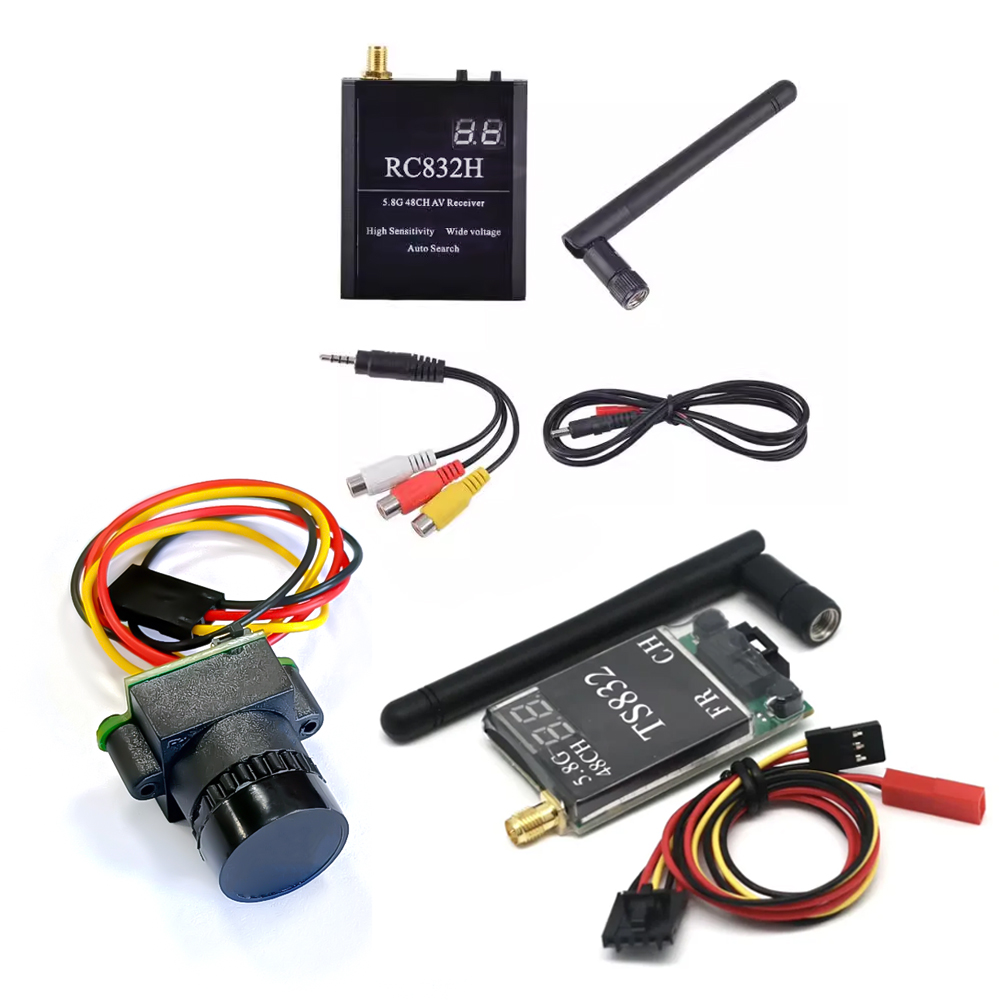 Drone Racing Motor - TS832 Alıcı +RC832 +1000TVL kamera 48CH