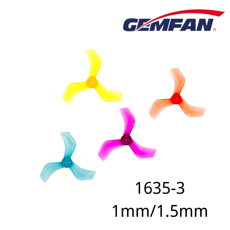 Drone Racing Propeller - Gemfan 1635 40mm 3-Blade Pervane 8