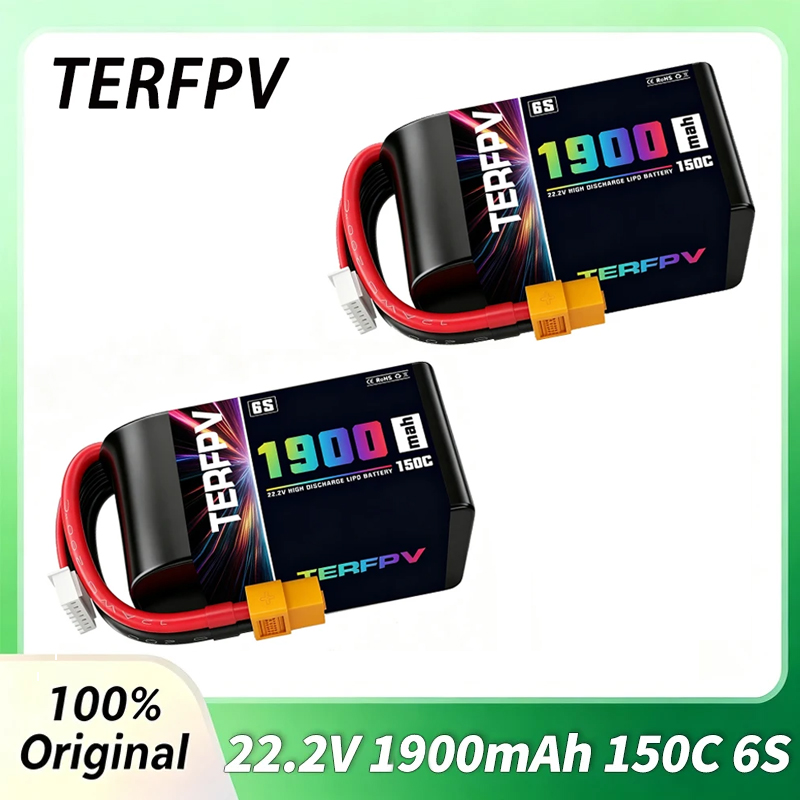 1/2 Adet TERFPV Lipo 6S 1900mA - Drone Racing Battery incelemesi ve fiyatı