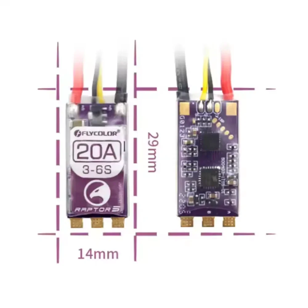 FLYCOLOR Raptor 5 20A 35A 45A  - Drone Racing Esc incelemesi ve fiyatı