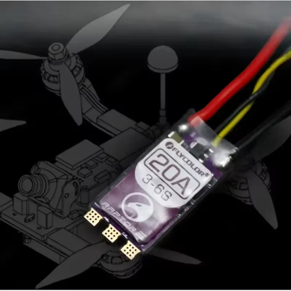 FLYCOLOR Raptor 5 20A 35A 45A  - Drone Racing Esc incelemesi ve fiyatı