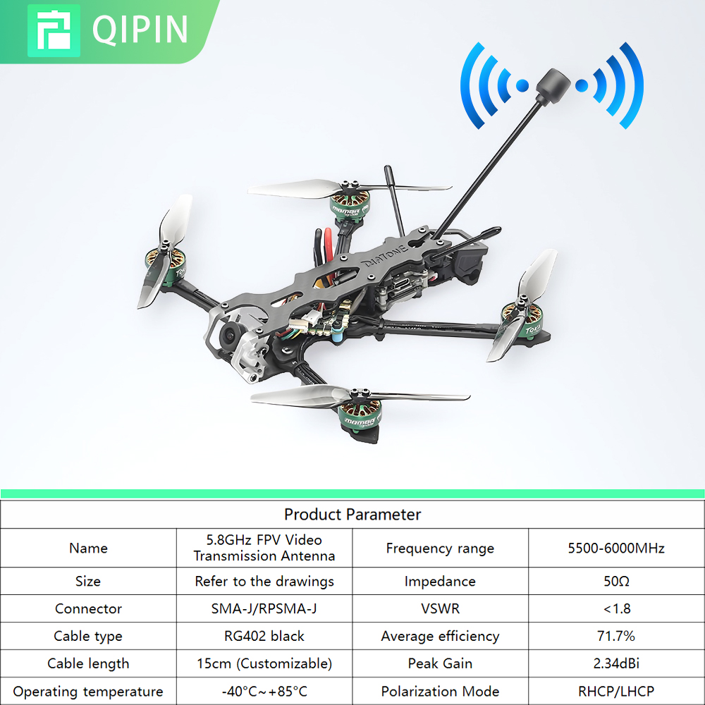 1 adet RHCP/LHCP anten yüksek  - Drone Racing Transmitter incelemesi ve fiyatı