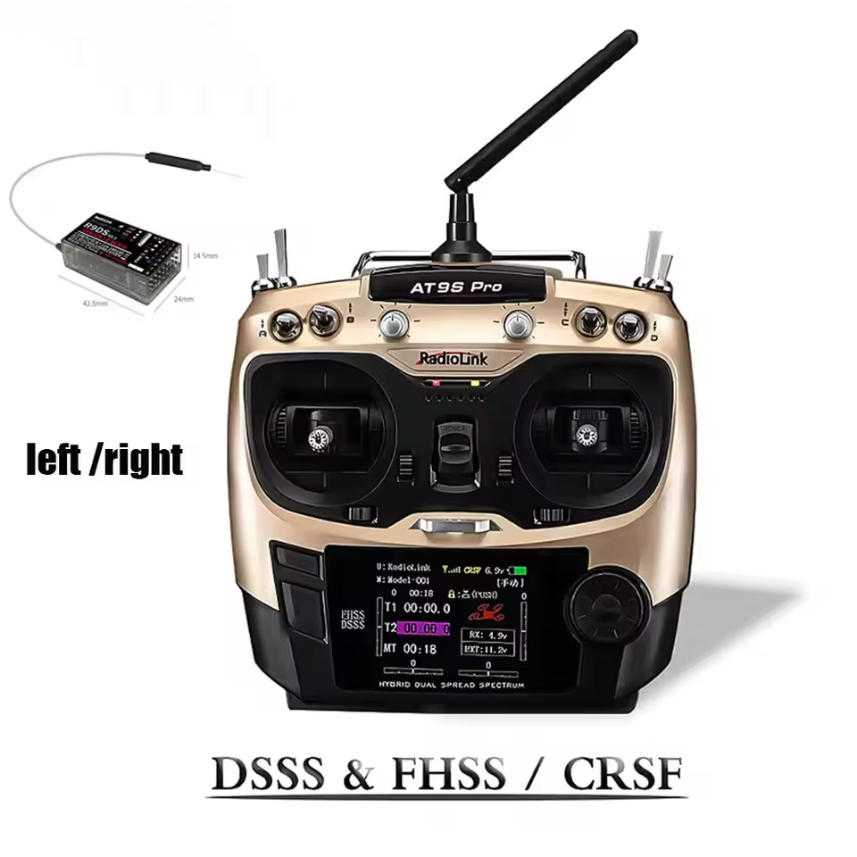 Radiolink AT9SPro 12CH 2.4G DS - Drone Racing Battery incelemesi ve fiyatı